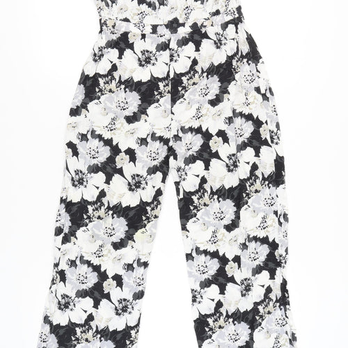 Next Women's Multicoloured Floral Strapless Jumpsuit Size 10