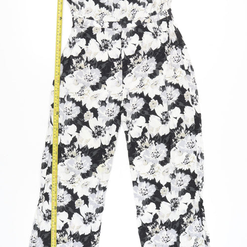 Next Women's Multicoloured Floral Strapless Jumpsuit Size 10