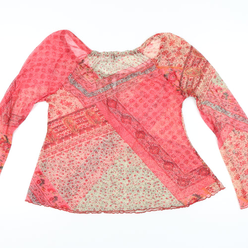 Marks and Spencer Women’s Multicoloured Floral Bohemian Blouse Size 14