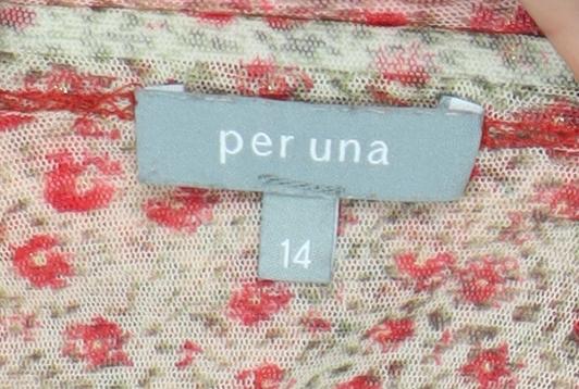 Marks and Spencer Women’s Multicoloured Floral Bohemian Blouse Size 14