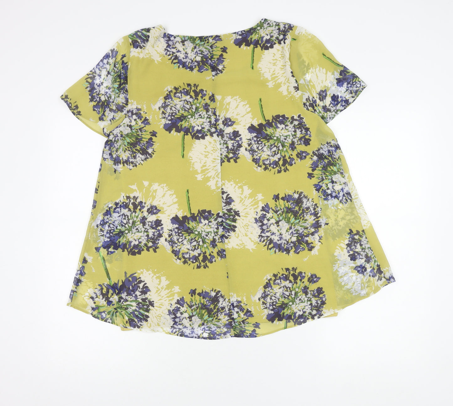 Bonmarché Womens Multicoloured Floral Short Sleeve Blouse Size 12