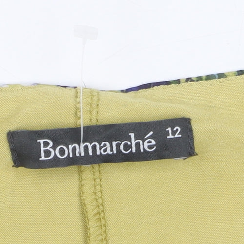 Bonmarché Womens Multicoloured Floral Short Sleeve Blouse Size 12