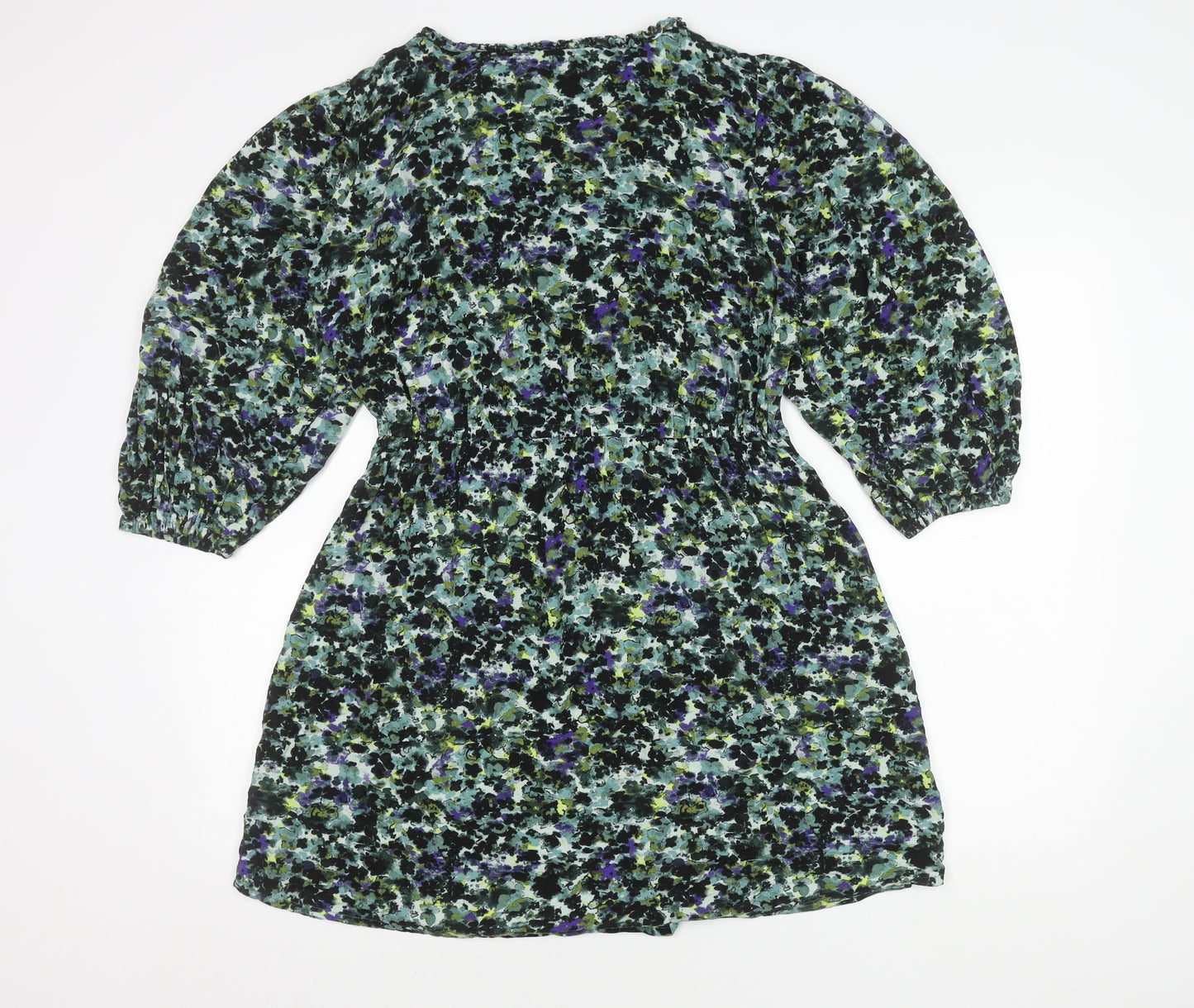 Next Women’s Multicoloured Floral A-Line Short Dress Size 12