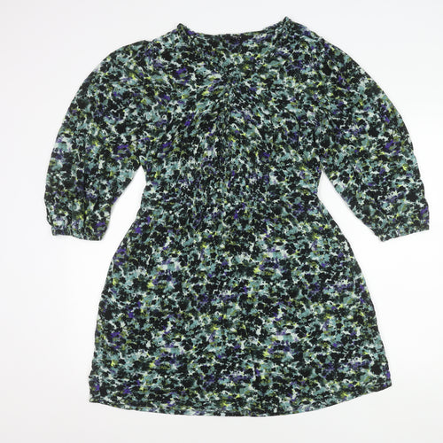 Next Women’s Multicoloured Floral A-Line Short Dress Size 12