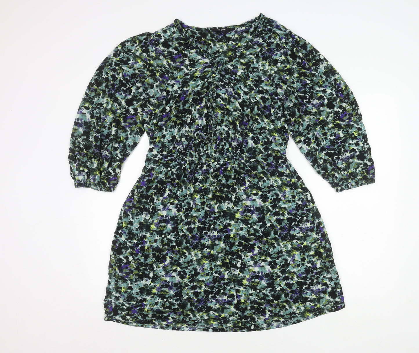 Next Women’s Multicoloured Floral A-Line Short Dress Size 12