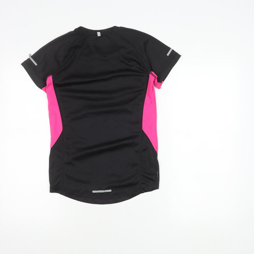 Karrimor Women's Black & Pink Running T-Shirt Size 8 Athletic Fit