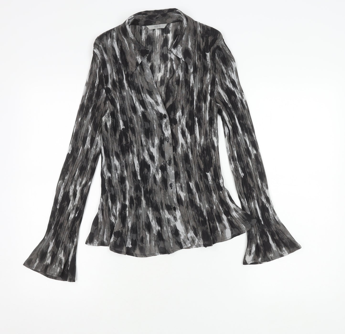 Marks and Spencer Women’s Multicoloured Size 10 Button-Up Blouse