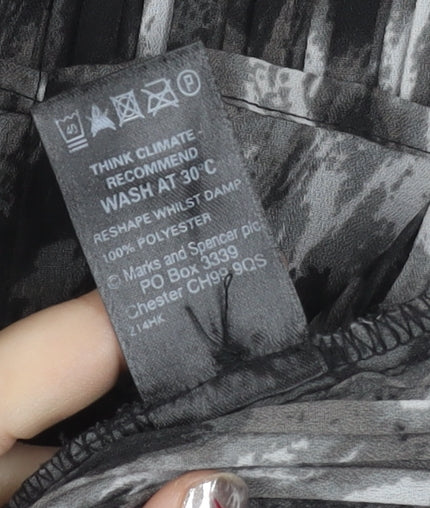 Marks and Spencer Women’s Multicoloured Size 10 Button-Up Blouse