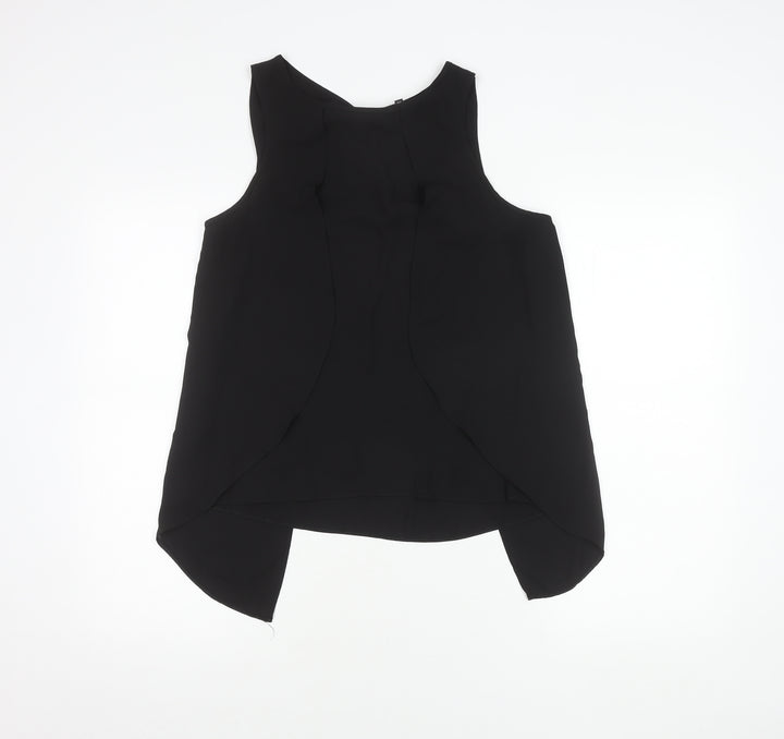 River Island Women’s Black Size 12 Sleeveless Blouse
