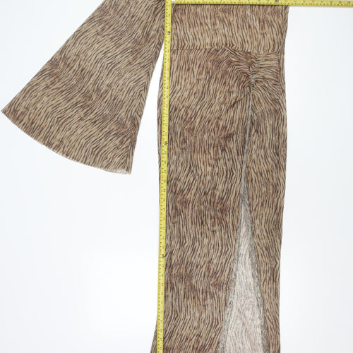 ASOS Women’s Brown Animal Print Bodycon Maxi Dress UK 10