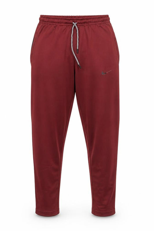 Front view of Nike Men's Red Jogger Trousers S Regular Fit Fleece Autumn Winter