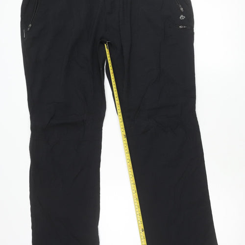 Craghoppers Men's Black Cargo Travel Trousers 40in Waist 31in Leg