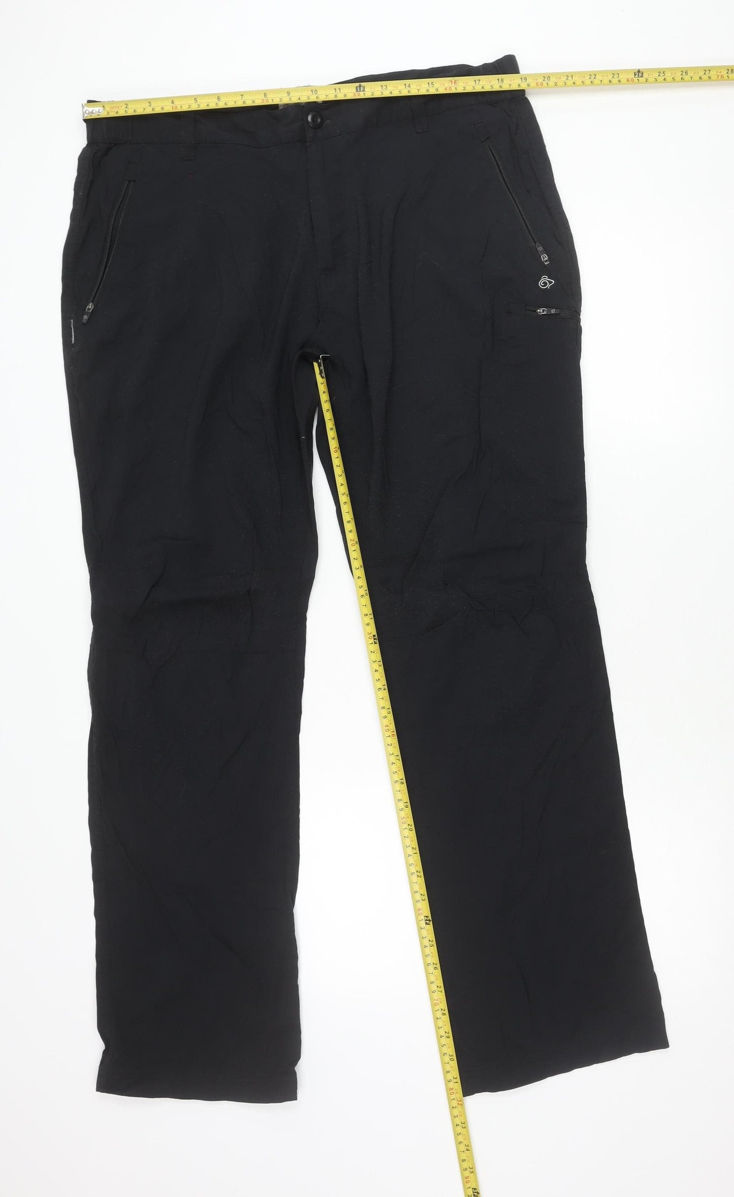 Craghoppers Men's Black Cargo Travel Trousers 40in Waist 31in Leg
