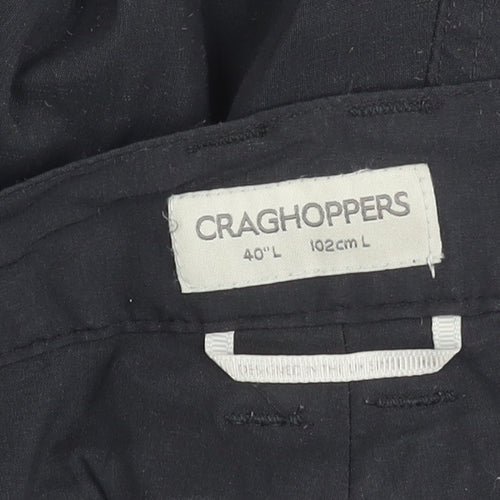 Craghoppers Men's Black Cargo Travel Trousers 40in Waist 31in Leg