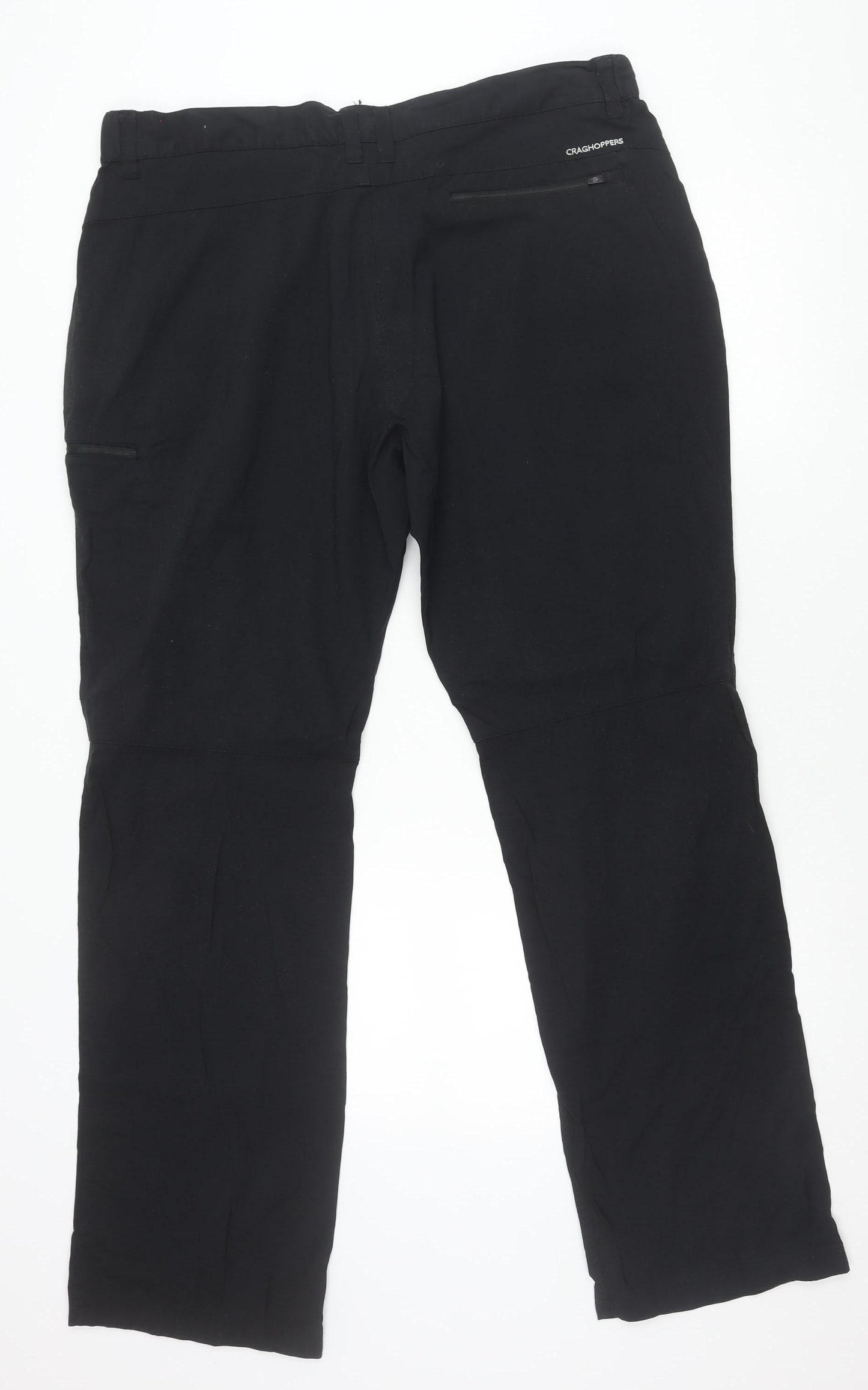 Craghoppers Men's Black Cargo Travel Trousers 40in Waist 31in Leg