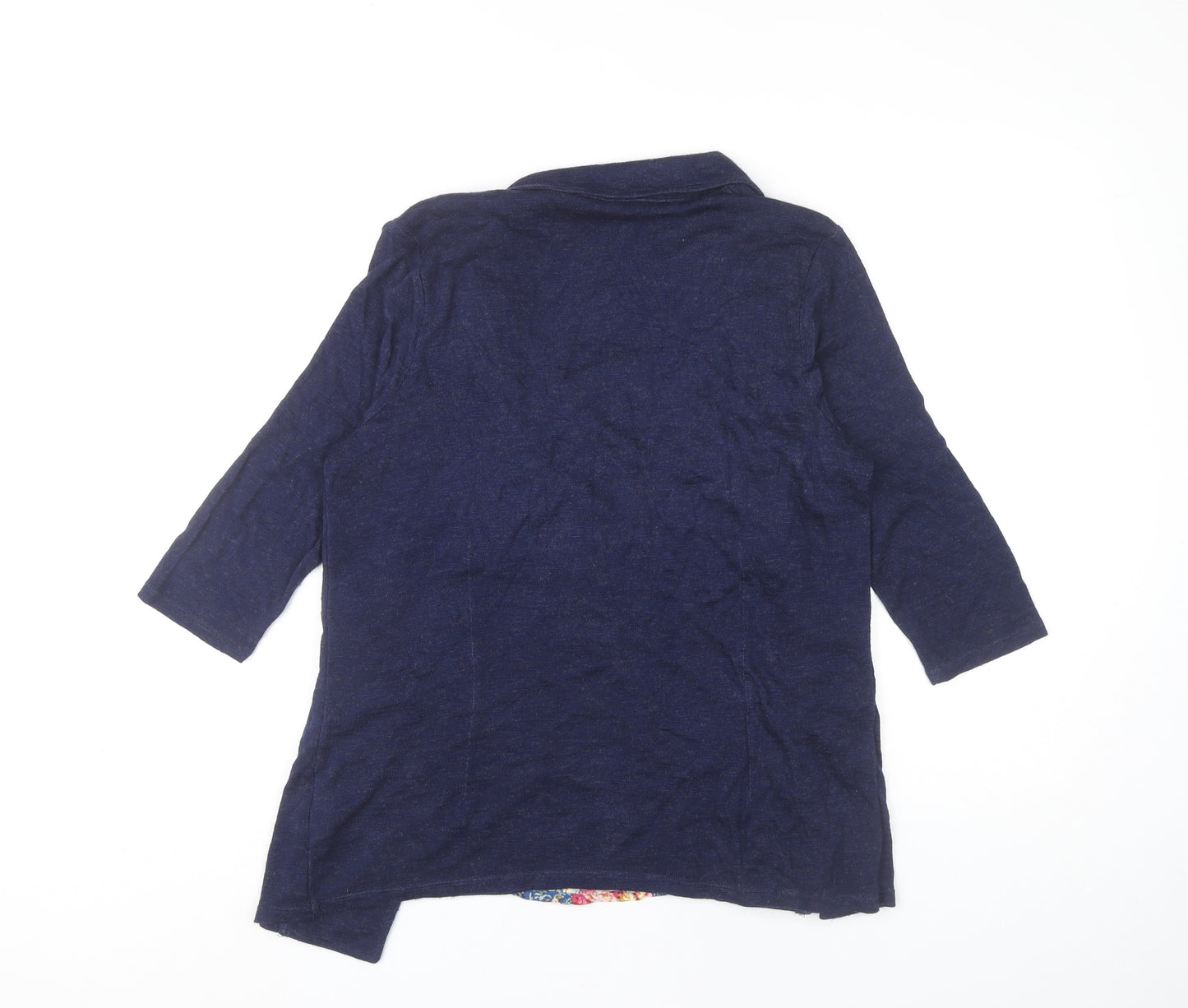 Marks and Spencer Women’s Blue Tunic Blouse UK 14 3/4 Sleeve