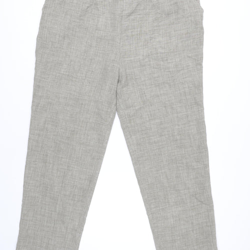 David Nieper Women’s Grey Plus Size 22 Straight Leg Trousers