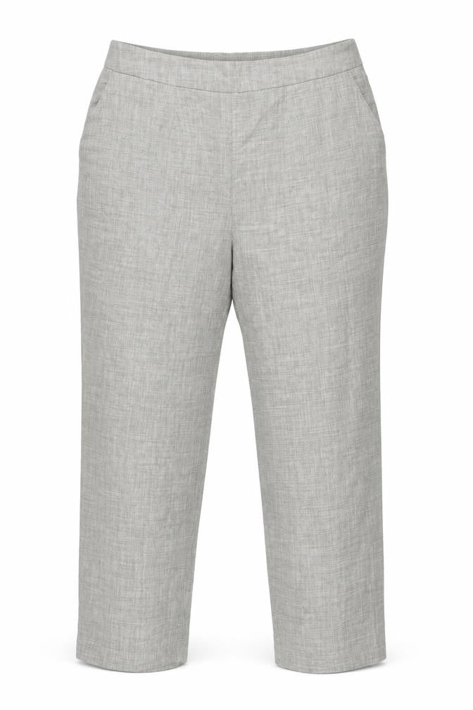 David Nieper Women’s Grey Plus Size 22 Straight Leg Trousers