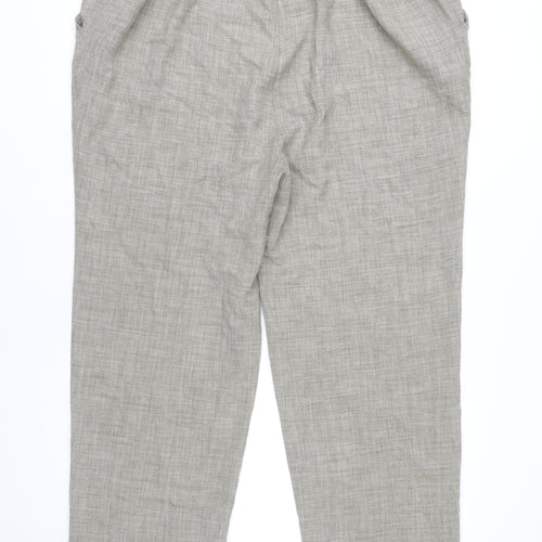 David Nieper Women’s Grey Plus Size 22 Straight Leg Trousers