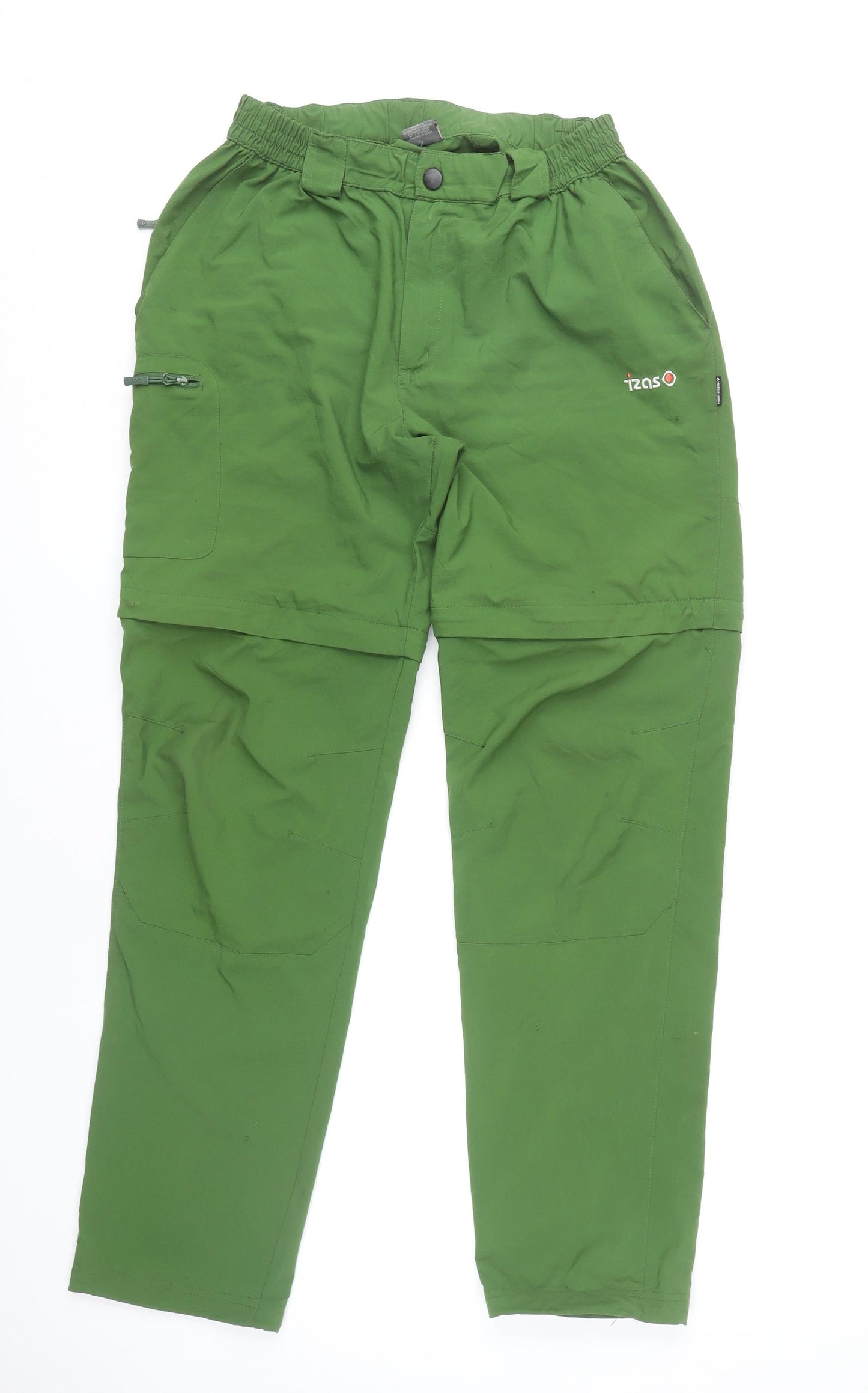 Izas Men's Green XL Cargo Convertible Outdoor Trousers