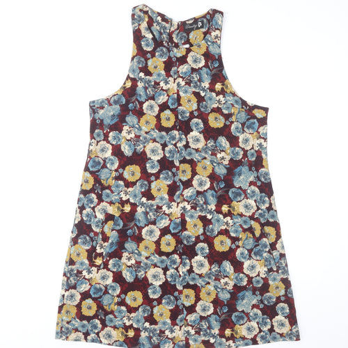 Danity Women’s Multicoloured Floral Shift Dress M Sleeveless