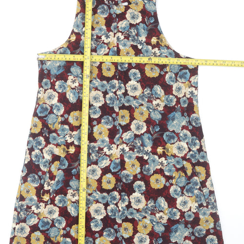 Danity Women’s Multicoloured Floral Shift Dress M Sleeveless