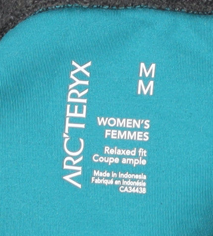 Arc'teryx Women's Green M Pullover Fleece Sweatshirt High Neck Hiking