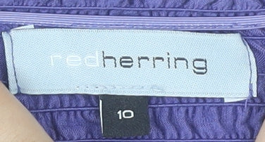 Red Herring Women’s Purple Blue Maxi Dress Size 10 Halter Neck