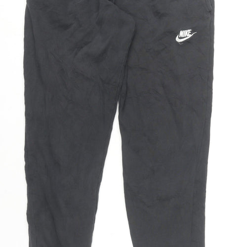 Nike Women’s Black XL Jogger Trousers Cotton Blend Tapered