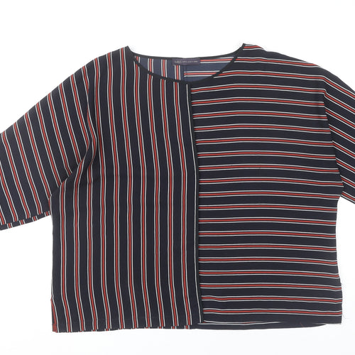 Marks and Spencer Women’s Multicoloured Stripe Blouse UK 18