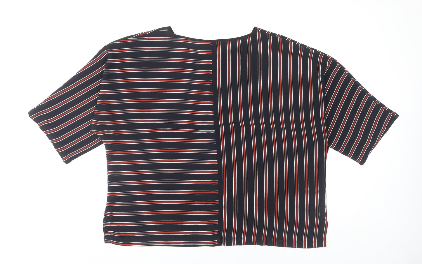 Marks and Spencer Women’s Multicoloured Stripe Blouse UK 18