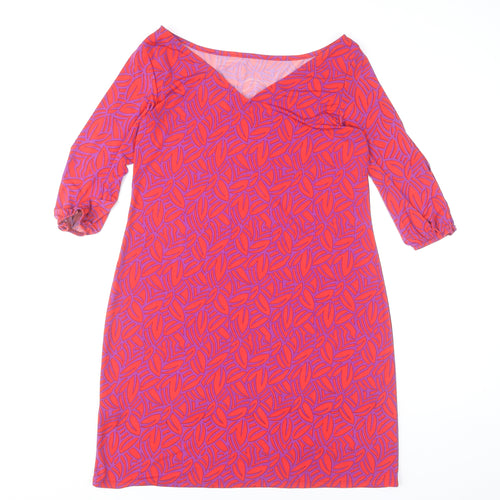 Leota Women’s Multicoloured S Shift Jersey Dress 3/4 Sleeve
