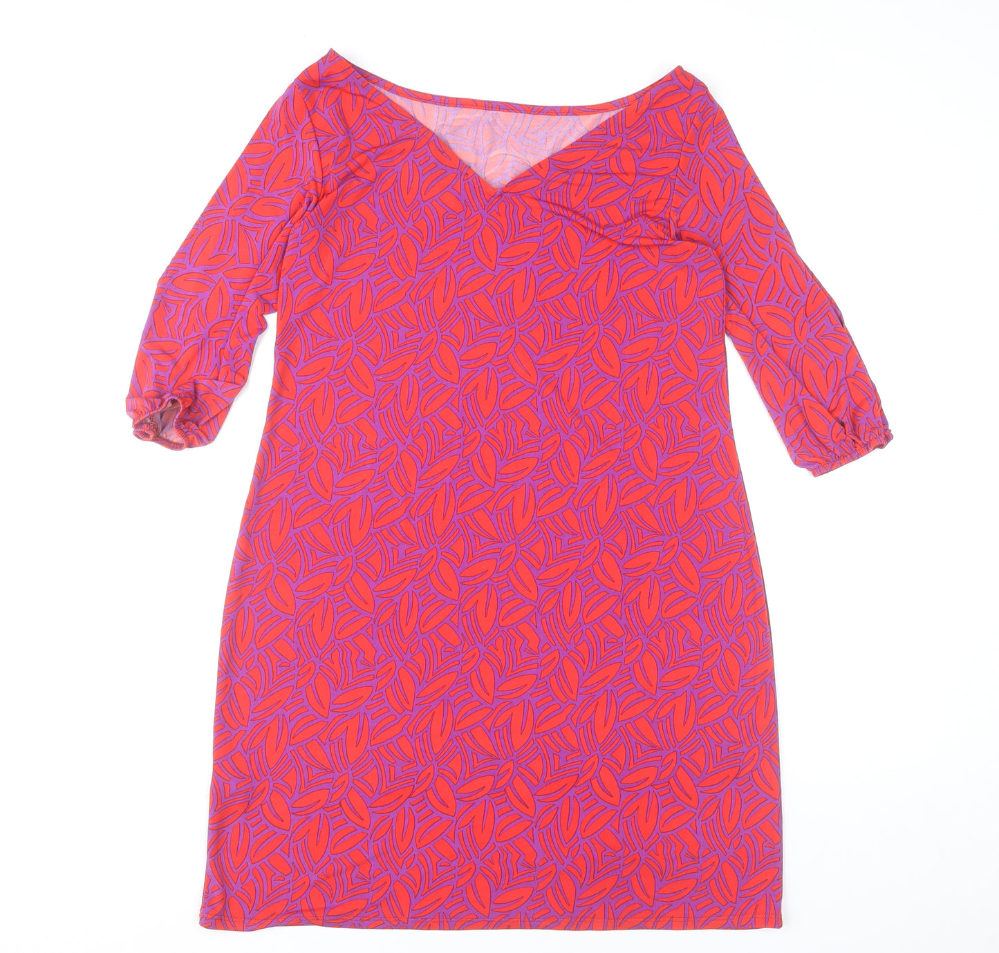 Leota Women’s Multicoloured S Shift Jersey Dress 3/4 Sleeve