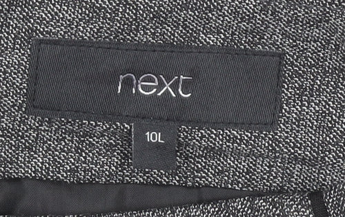 Next Women’s Grey Herringbone Flare Skirt Size 10 Tall Knee Length