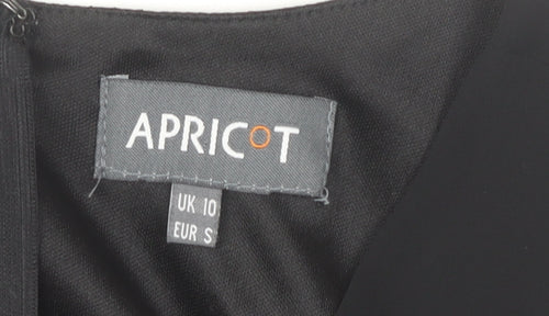 Apricot Women Black Size 10 Fit & Flare Lace Hem Knee Dress