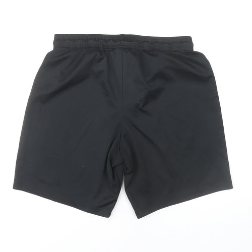 Nike Men’s Black L Athletic Dri-FIT Shorts Elastic Waist Running Football