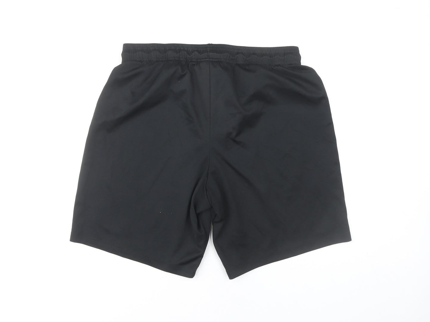 Nike Men’s Black L Athletic Dri-FIT Shorts Elastic Waist Running Football