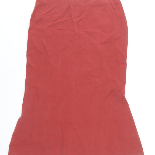 Principles Women’s Red Midi Pencil Skirt Size 10 Lyocell Blend
