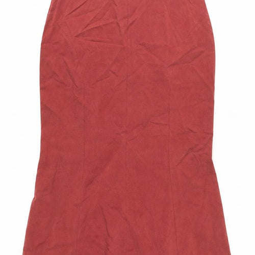 Principles Women’s Red Midi Pencil Skirt Size 10 Lyocell Blend