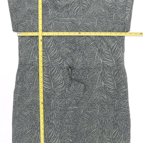 Mountain Warehouse Women’s Grey Tropical Print Shift Dress UK 16