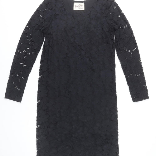 A Postcard from Brighton Women’s Black Lace Sheath Dress S Knee Length
