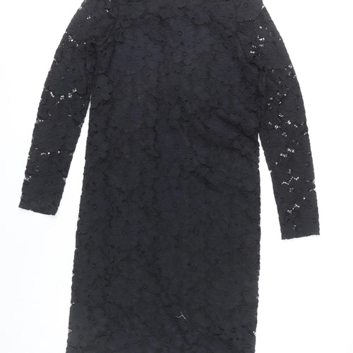 A Postcard from Brighton Women’s Black Lace Sheath Dress S Knee Length
