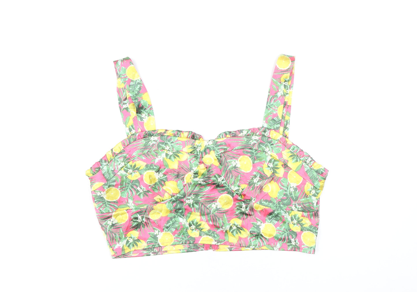 QED London Women's Multicoloured Tropical Camisole UK 14