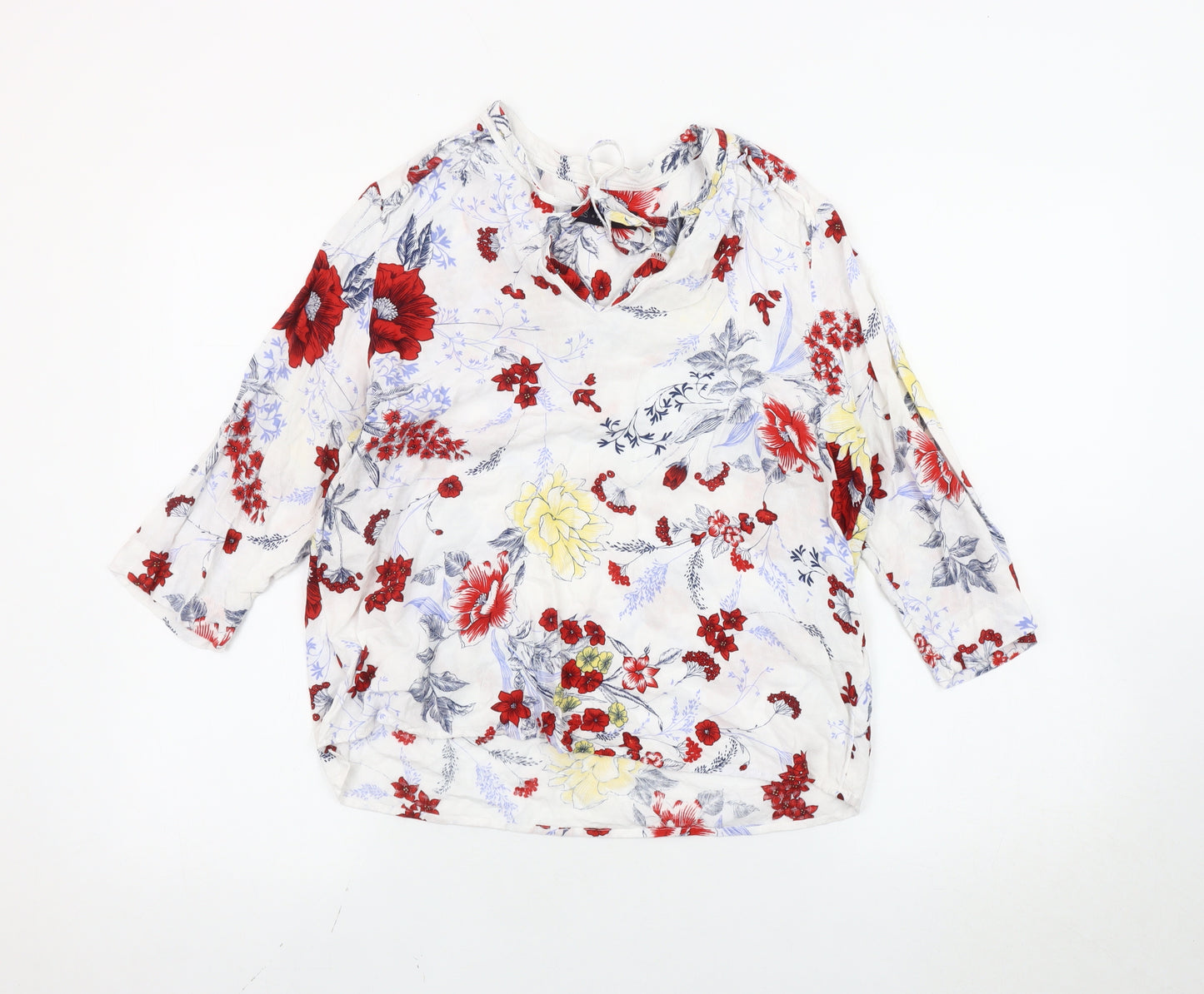 Marks and Spencer Women’s Multicoloured Floral Tunic Blouse Size 14
