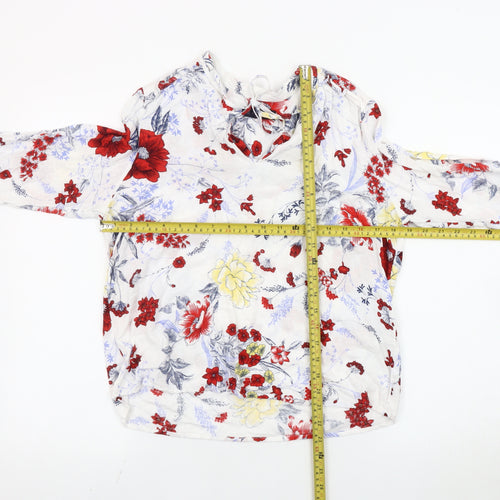 Marks and Spencer Women’s Multicoloured Floral Tunic Blouse Size 14