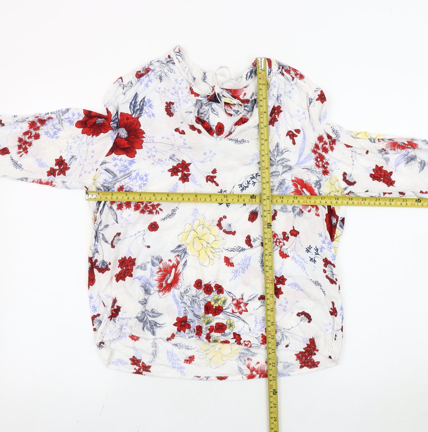 Marks and Spencer Women’s Multicoloured Floral Tunic Blouse Size 14