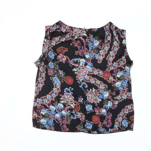 Red Herring Women's Multicoloured Floral Sleeveless Blouse Size 18