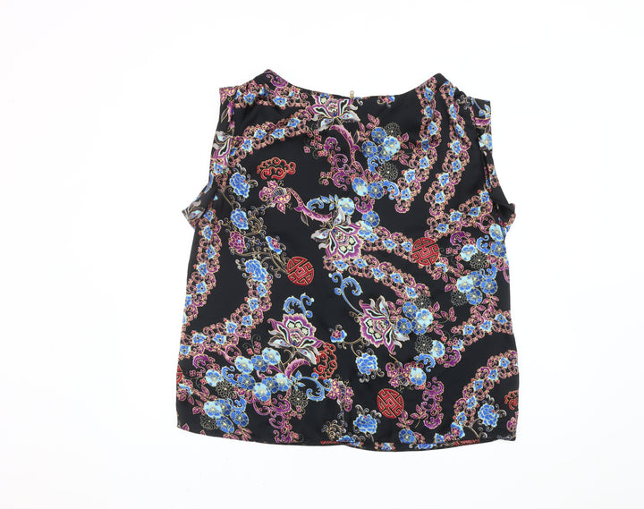 Red Herring Women's Multicoloured Floral Sleeveless Blouse Size 18