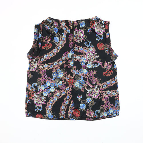 Red Herring Women's Multicoloured Floral Sleeveless Blouse Size 18