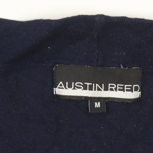 Austin Reed Women’s Blue M Cardigan Tight-Knit 3/4 Sleeve Raglan
